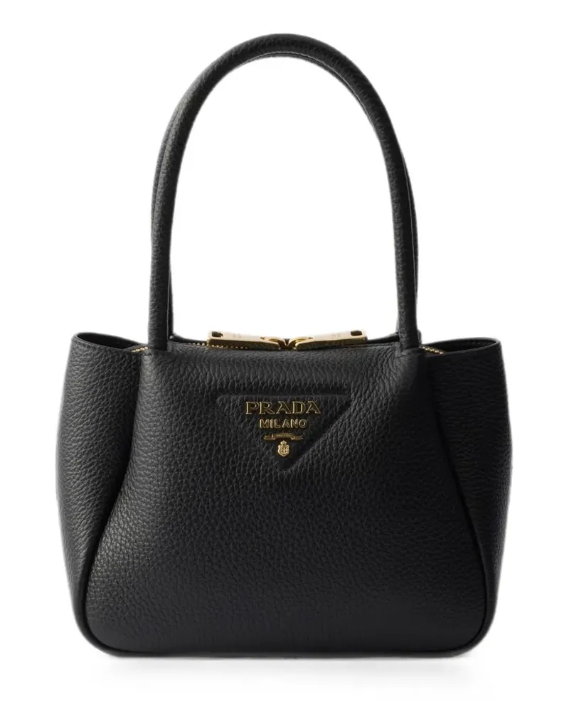Prada leather mini handbag - Schwarz Schwarz