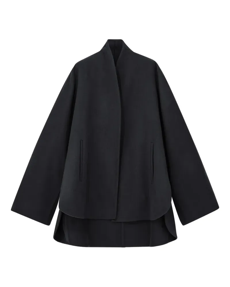 Giorgio Armani Mantel mit abgerundetem Saum - Schwarz Schwarz