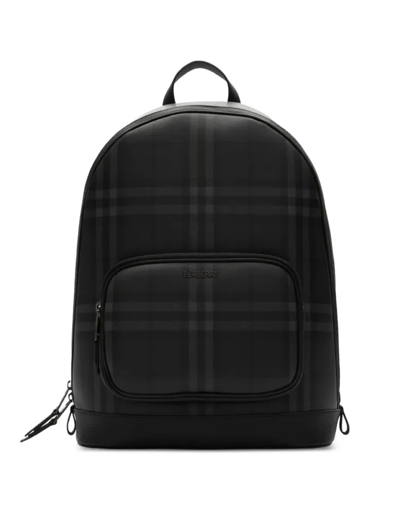 Burberry City Check Rucksack - Schwarz Schwarz