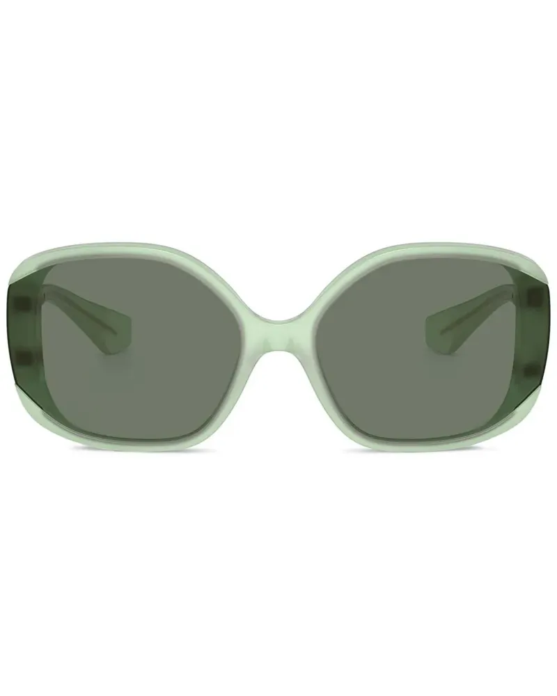 Alain Mikli Sonnenbrille mit Oversized-Gestell - Grün Grün