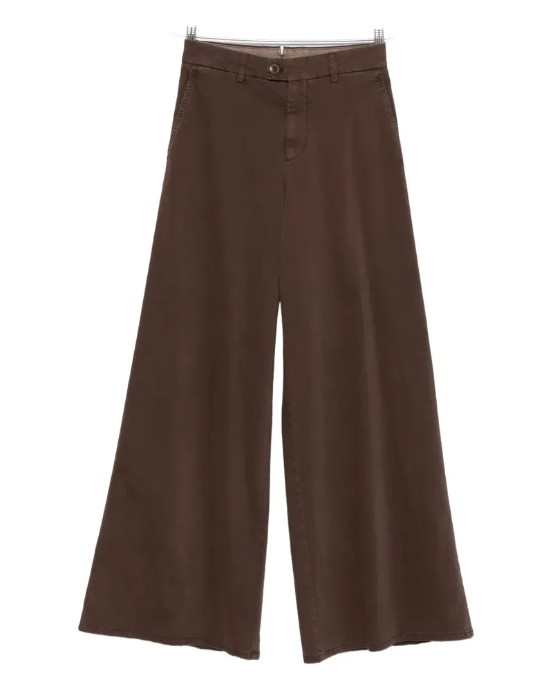 Berwich pocket belt-loops trousers - Braun Braun