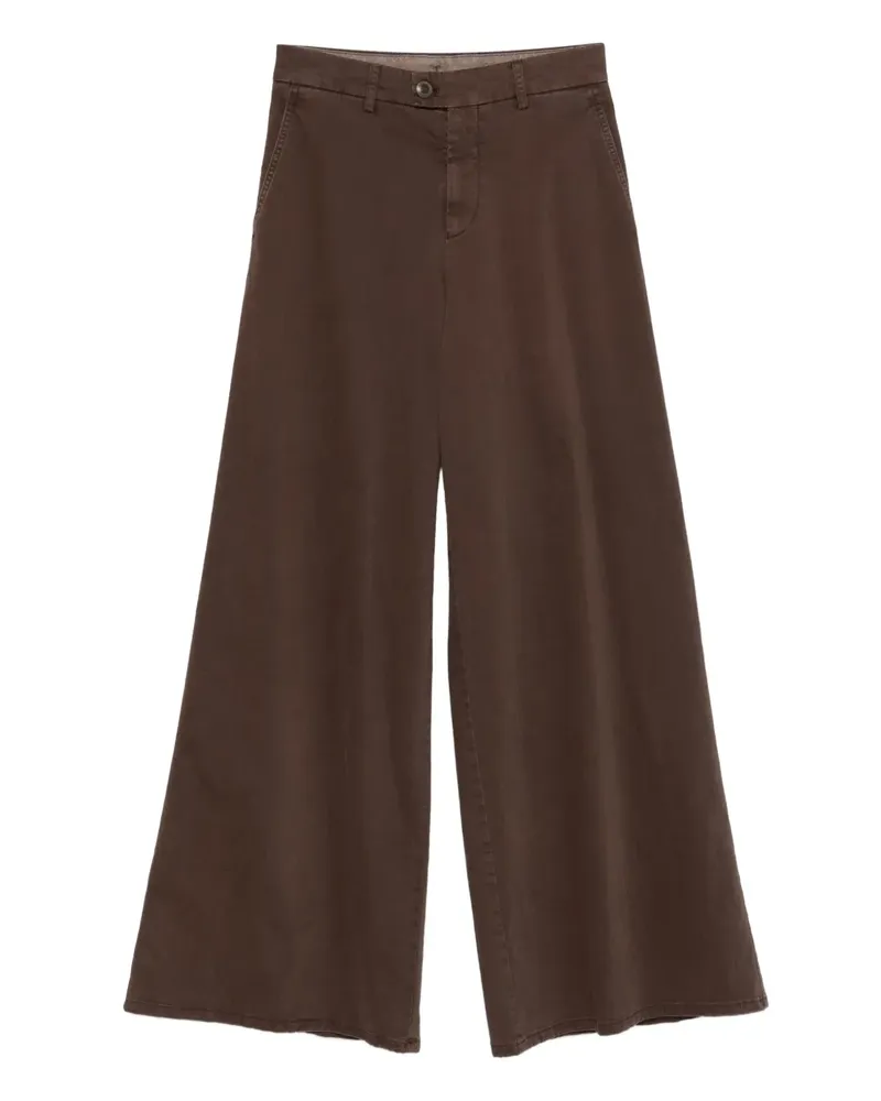 Berwich pocket belt-loops trousers - Braun Braun