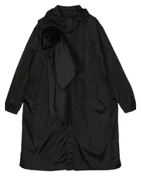 Simone Rocha Parka im Utility-Look Schwarz