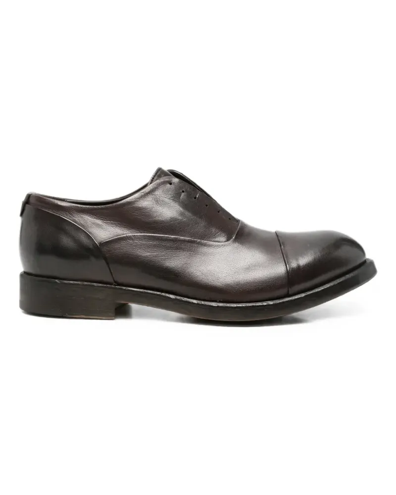 LEQARANT cap-toe lace-up loafers - Braun Braun