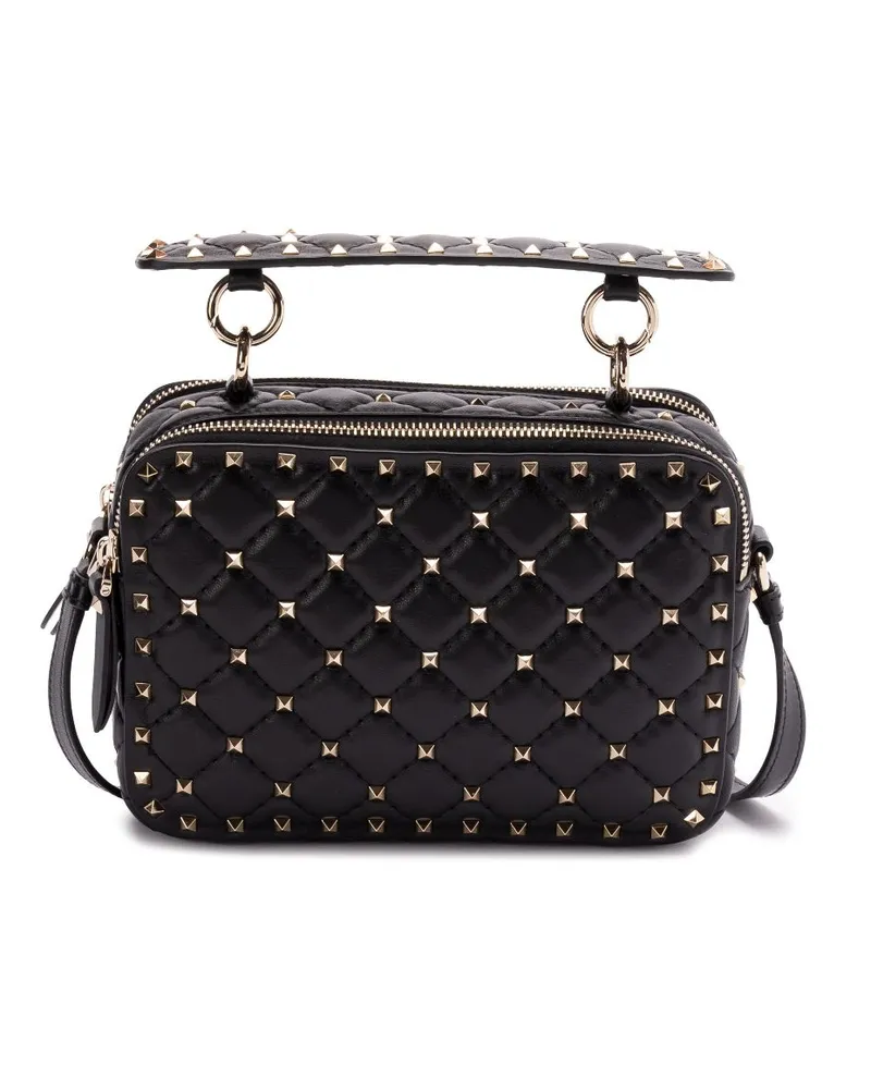 Valentino Garavani Rockstud Spike Umhängetasche - Schwarz Schwarz