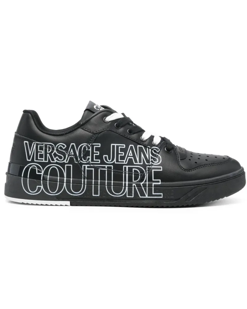 Versace Jeans Logo Starlight Sneakers - Schwarz Schwarz