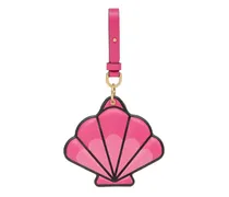 Schlüsselanhänger aus Leder - Rosa