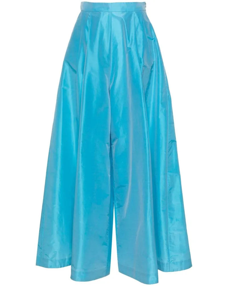 Viktor & Rolf Halbhohe Taft-Palazzohose - Blau Blau