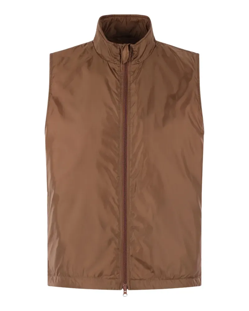 ASPESI padded zip-up vest - Braun Braun