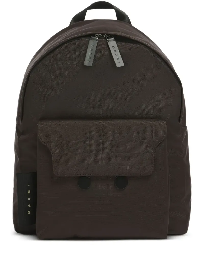 Marni Cityscape Rucksack - Braun Braun
