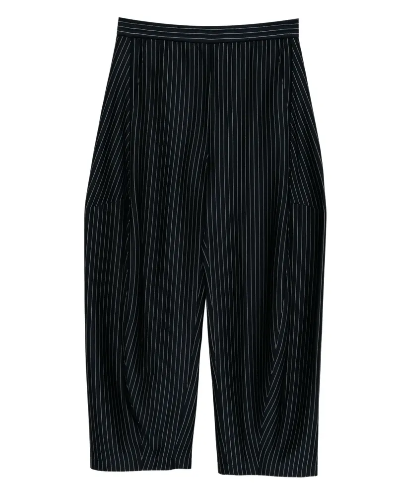 tibi Gestreifte Winslow Hose - Blau Blau