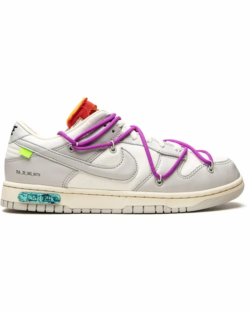 Nike x Off-White Dunk Low Sneakers - Grau Grau
