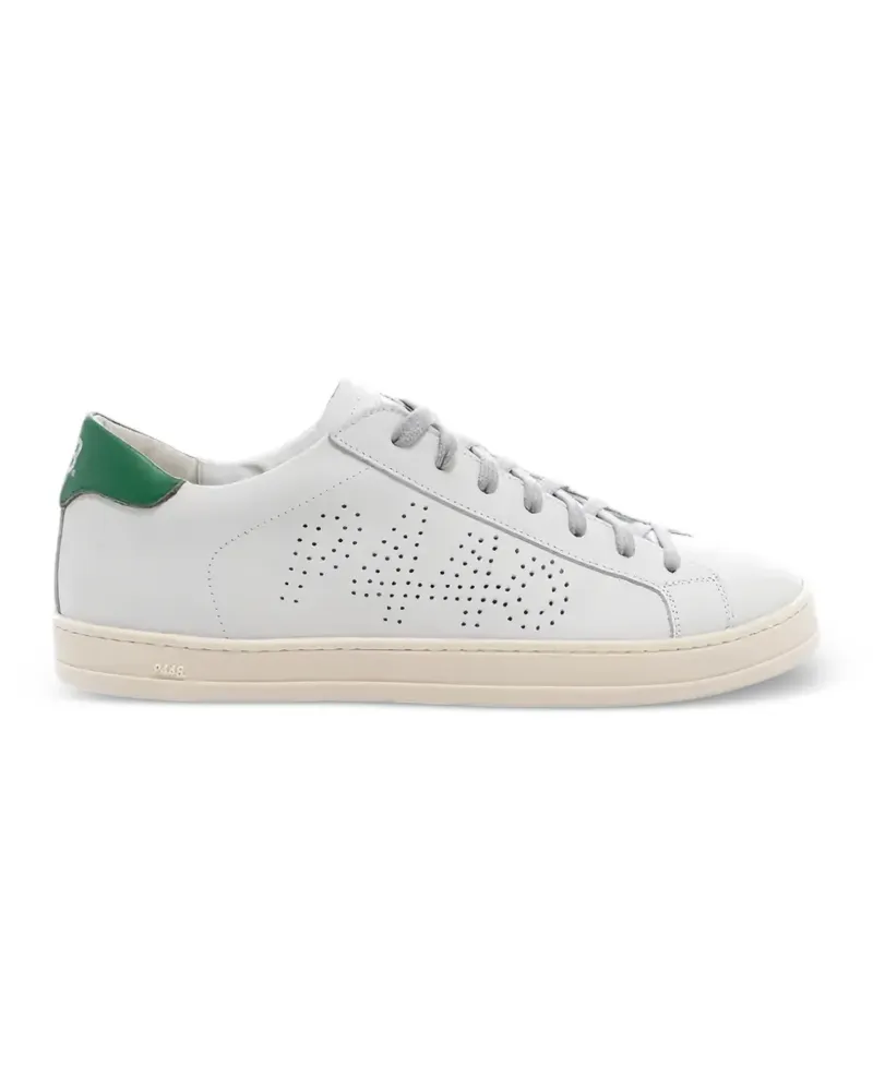 P448 John logo-perforated sneakers - Weiß Weiß
