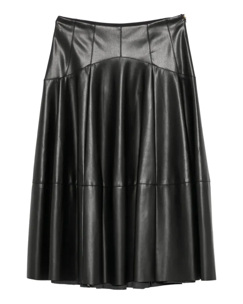 Liu Jo panelled pleated skirt - Schwarz Schwarz