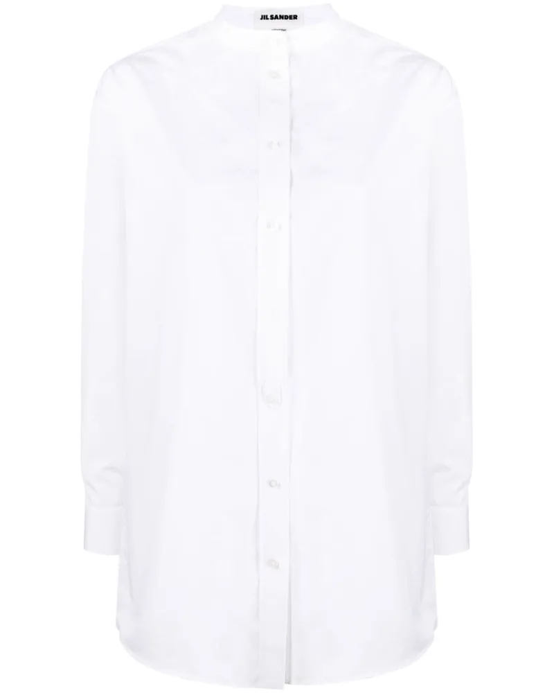 Jil Sander Klassisches Hemd - Weiß Weiß