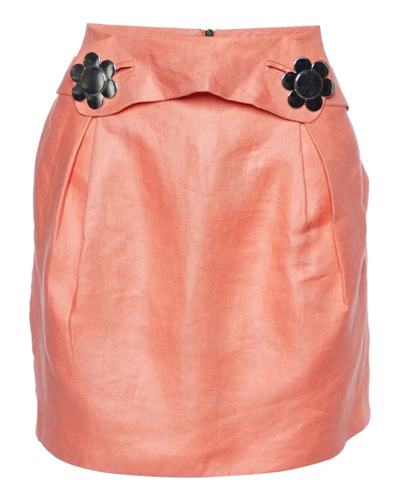 See by Chloé pleated A-line mini skirt - Rosa Rosa