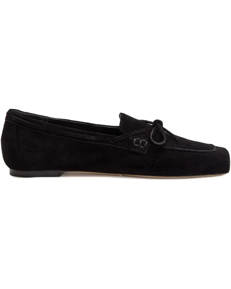 aeyde Jasper suede loafers - Schwarz Schwarz