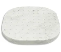 Abgerundetes Pattern 2 Tablett - Weiß