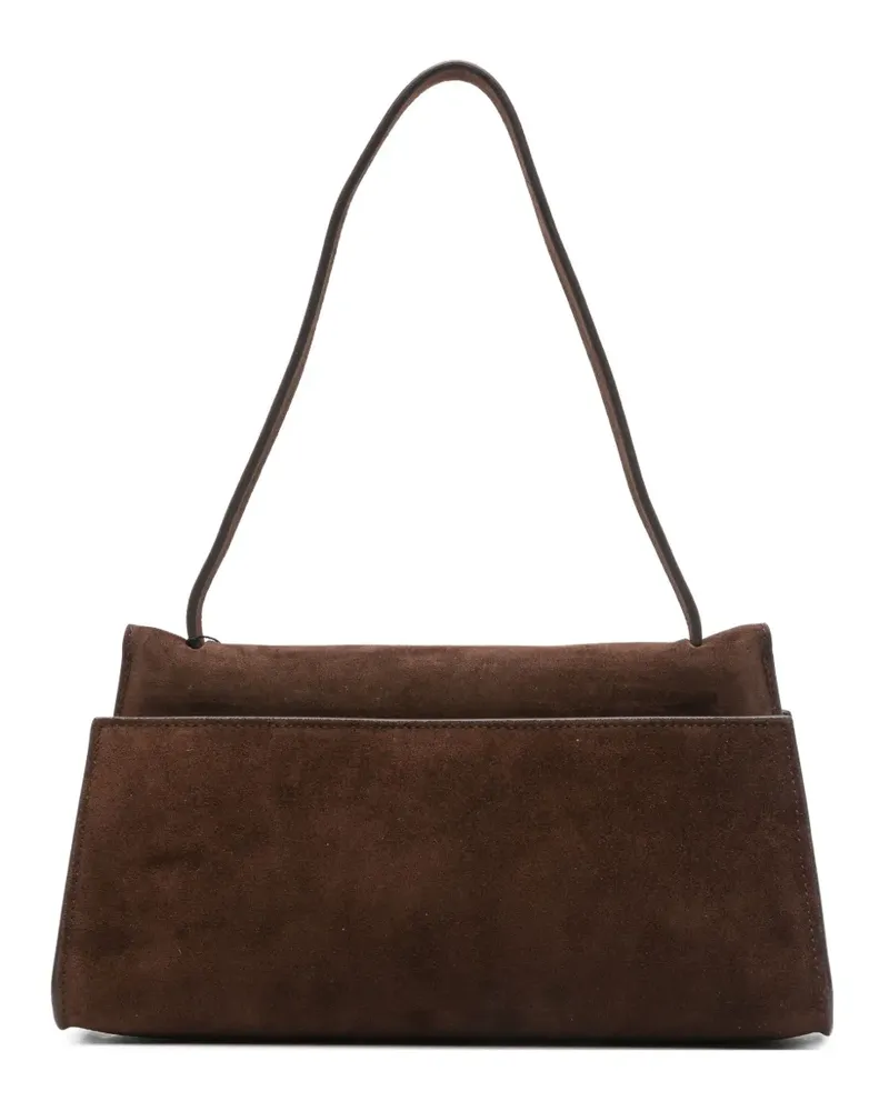 Elleme Long Papillon Schultertasche aus Wildleder - Braun Braun