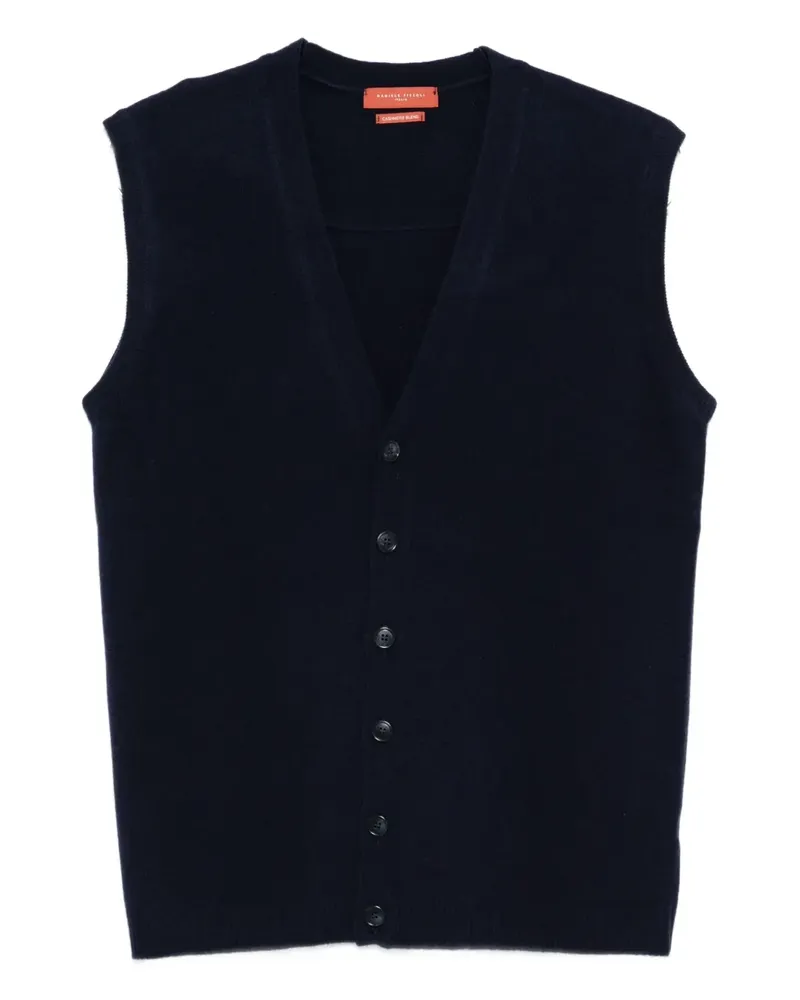 Daniele Fiesoli buttoned vest - Blau Blau