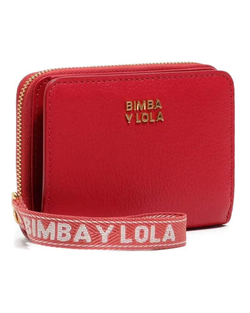 BIMBA Y LOLA Portemonnaie mit Logo-Schild - Rot Rot