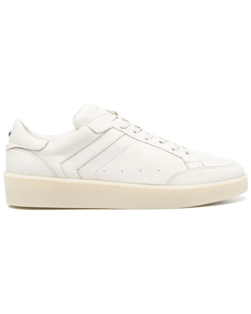 Canali Sneakers aus Leder - Nude Nude