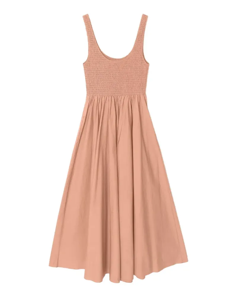 Xírena Gesmoktes Florence Kleid - Rosa Rosa