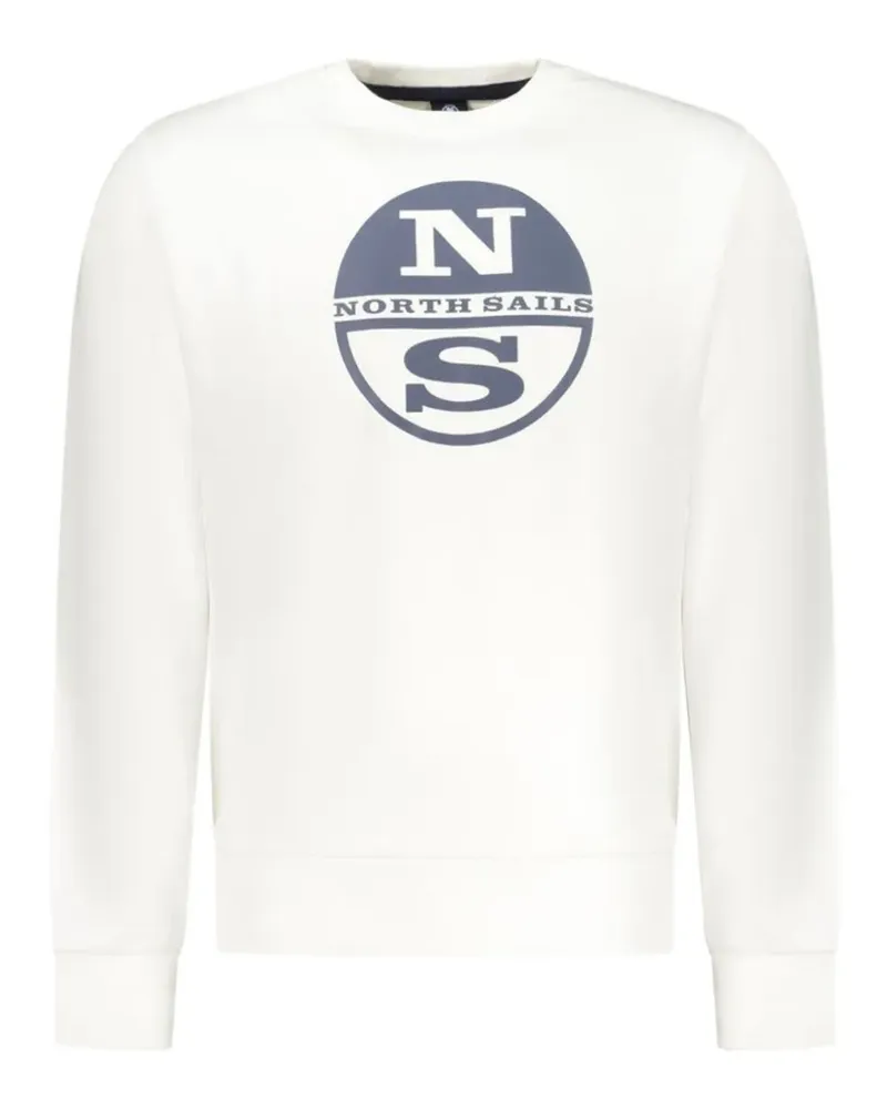 North Sails logo-print sweatshirt - Weiß Weiß