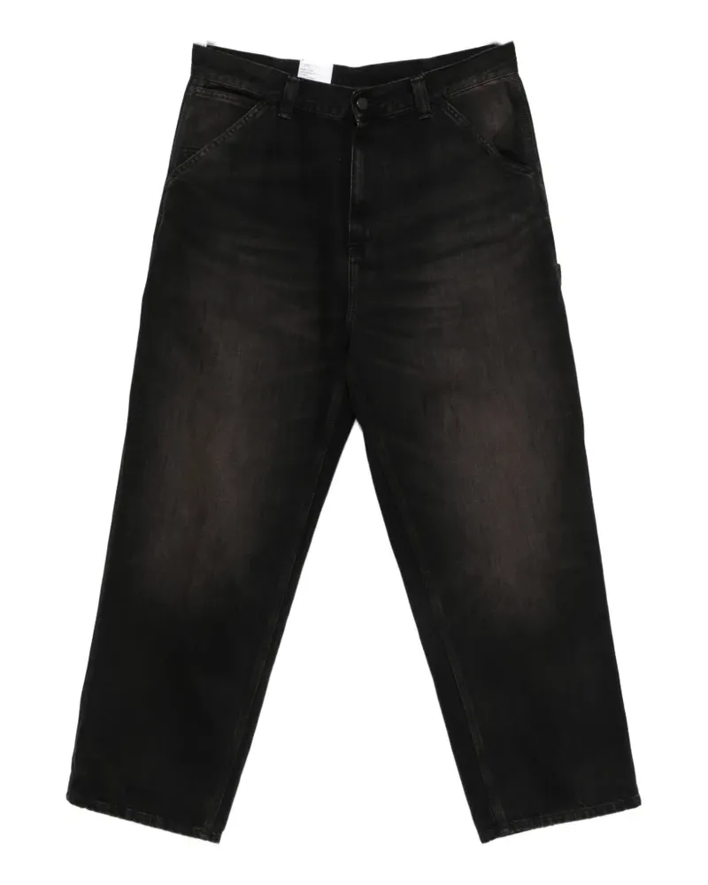 Carhartt WIP OG Single Knee Jeans mit ausgewaschenem Effekt - Schwarz Schwarz
