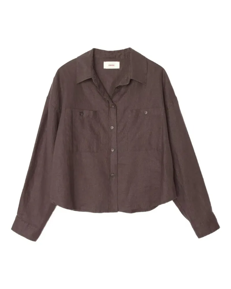 Xírena Brittan patch-pocket shirt - Braun Braun