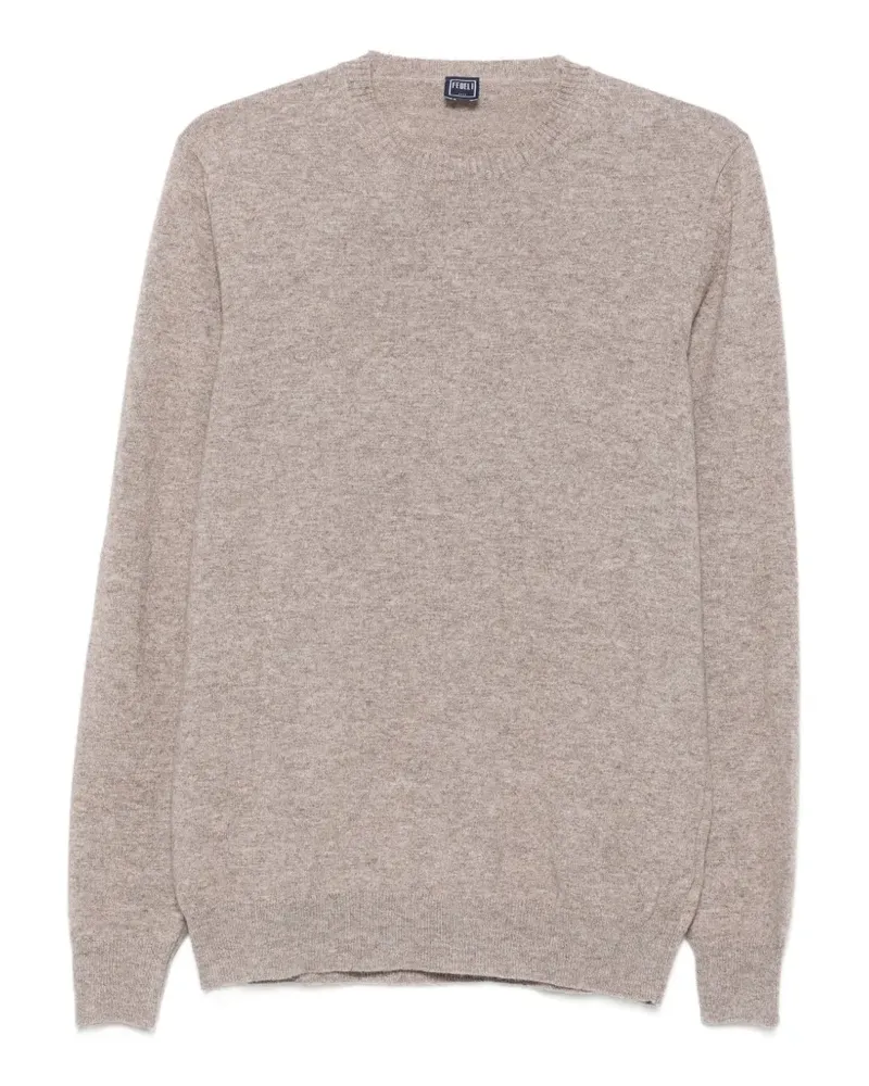 Fedeli Pullover mit rundem Ausschnitt - Nude Nude