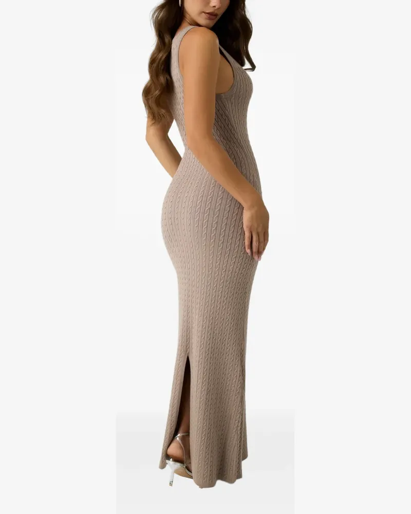 Guess Maxikleid aus Viskose-Gemisch - Nude Nude
