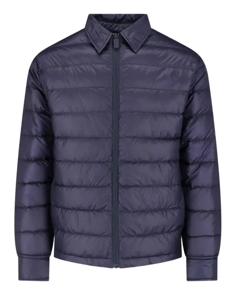 ASPESI Gesteppte Ripstop-Jacke - Blau Blau