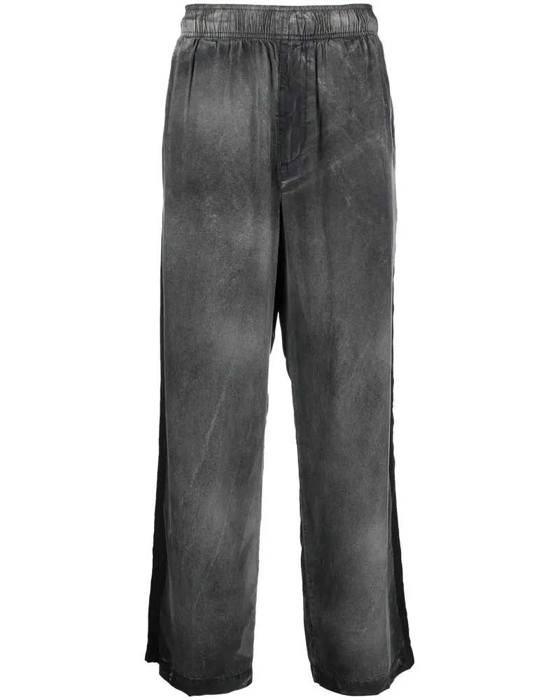 Diesel Hose mit Logo-Stickerei - Grau Grau