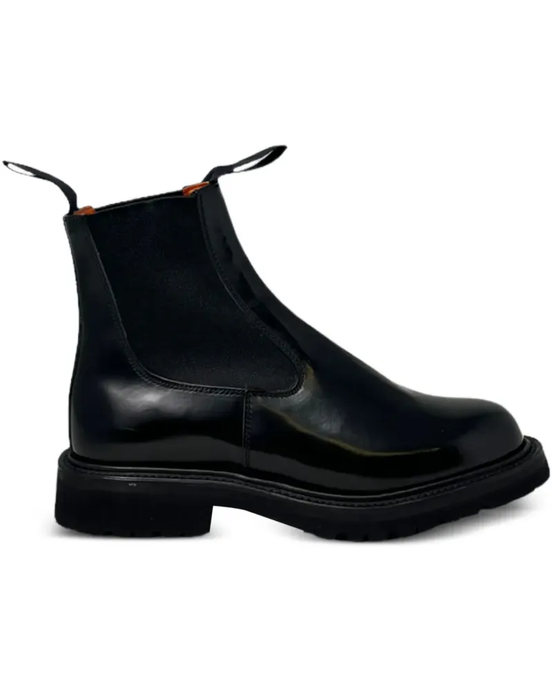 Tricker's Paula Stiefel mit Profilsohle - Schwarz Schwarz