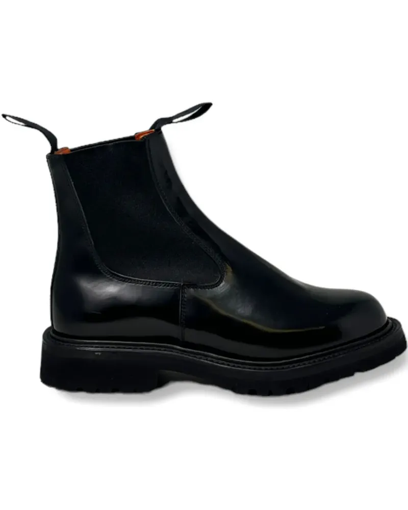 Tricker's Paula Stiefel mit Profilsohle - Schwarz Schwarz