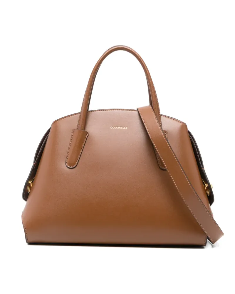 Coccinelle Tylde Tote Bag - Braun Braun