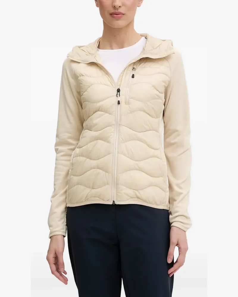 Peak Performance Helium quilted hooded jacket - Nude Nude