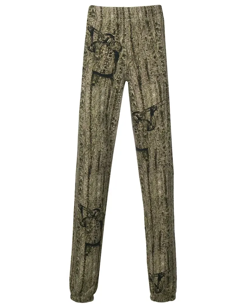 OFF-WHITE Jogginghose mit grafischem Detail - Grün Grün