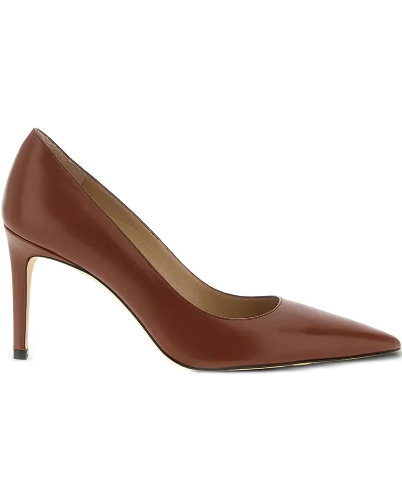 Stuart Weitzman Power Pumps mit spitzer Kappe - Braun Braun