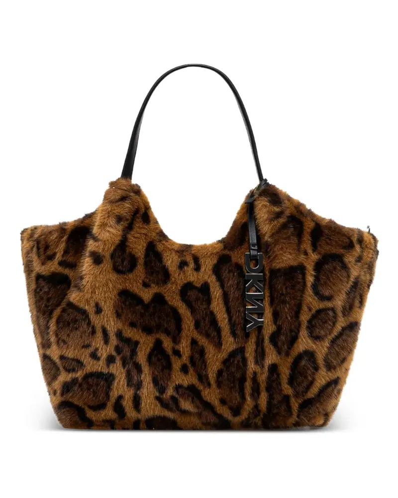DKNY Mittelgroßer Paula Tote Bag - Braun Braun