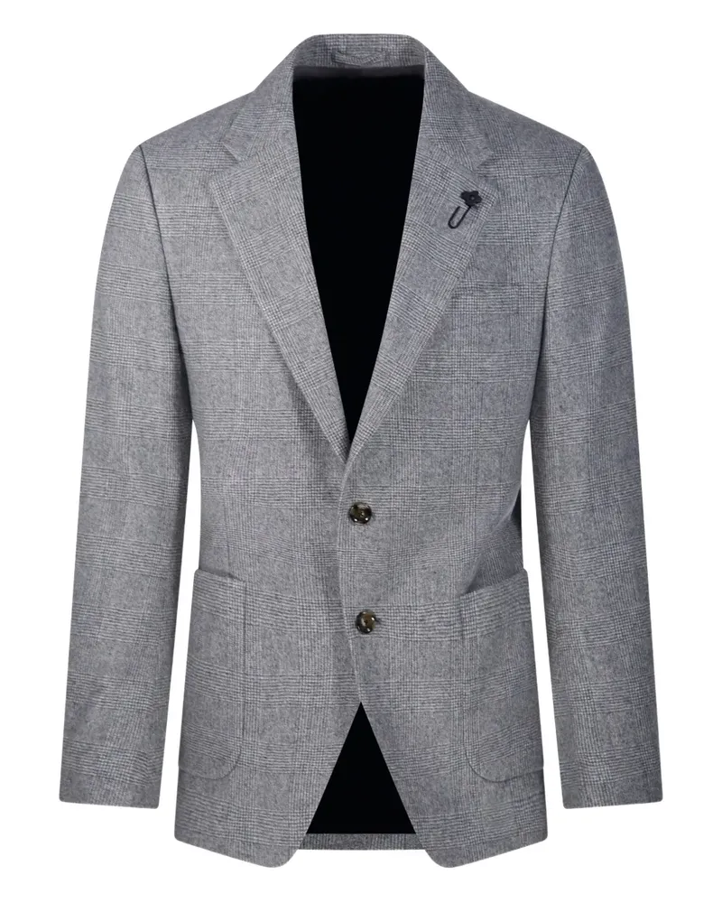 LARDINI checked blazer - Grau Grau