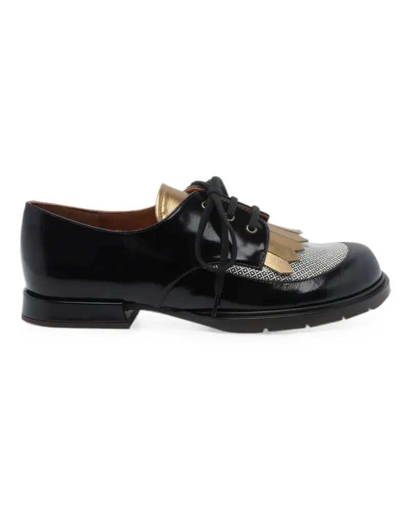 Chie Mihara Jeripa Loafer mit Fransen - Schwarz Schwarz