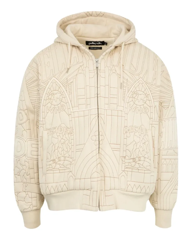 WHO DECIDES WAR Jacke mit Kapuze - Nude Nude