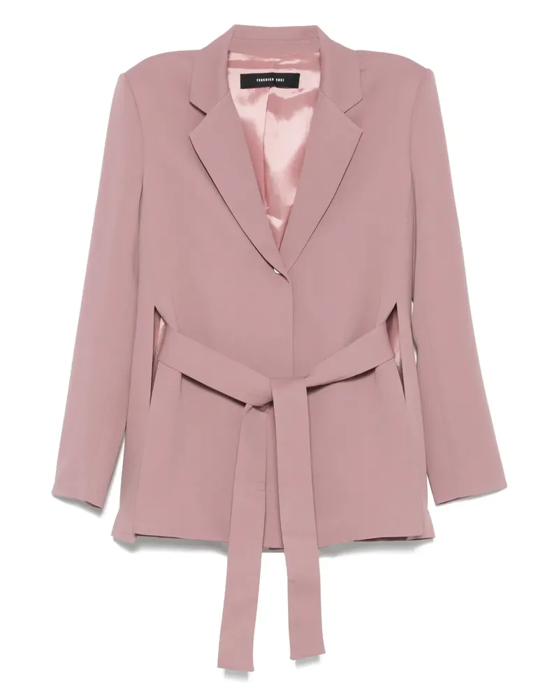 Federica Tosi Sakko mit Gürtel - Rosa Rosa