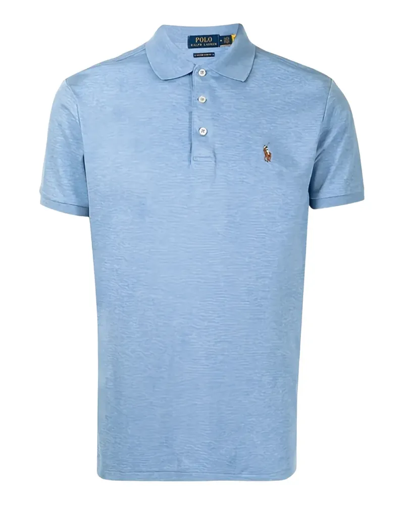 Ralph Lauren logo-embroidered polo shirt - Blau Blau