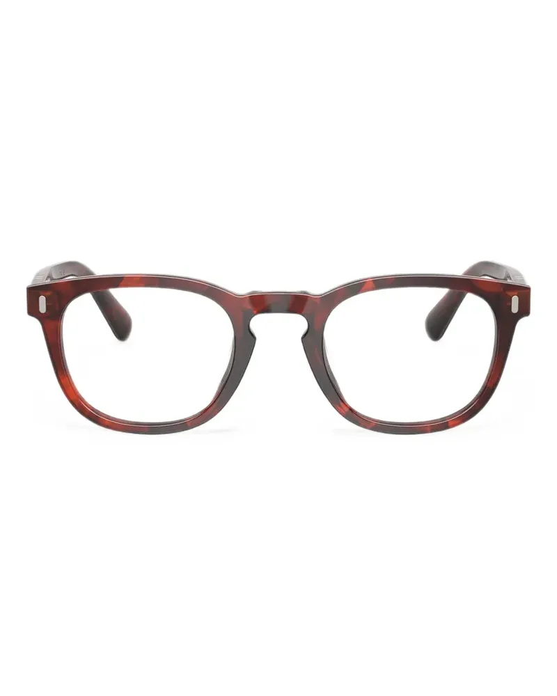 Persol Gianni Sonnenbrille mit rundem Gestell - Rot Rot