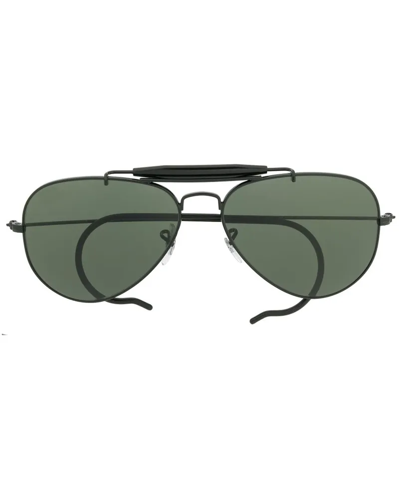 Ray Ban Klassische Pilotenbrille - Schwarz Schwarz
