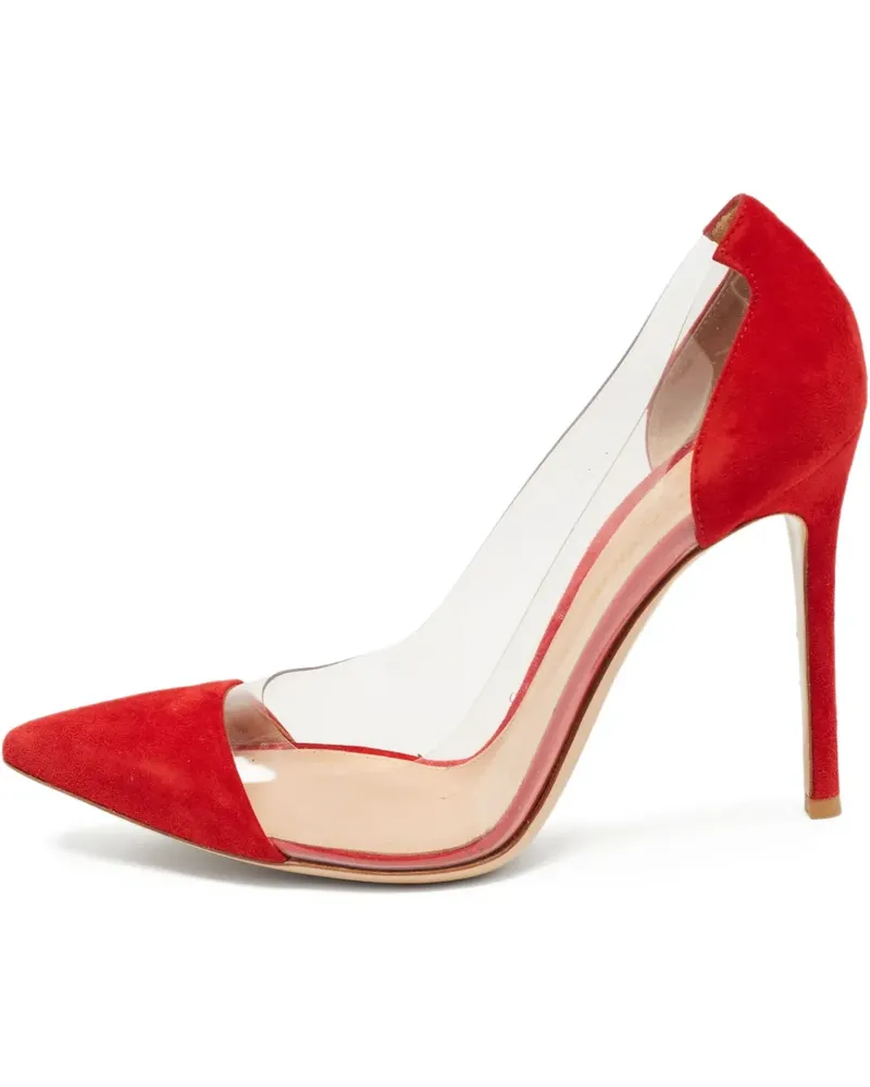 Gianvito Rossi Pre-owned Pumps aus Wildleder 110mm - Rot Rot