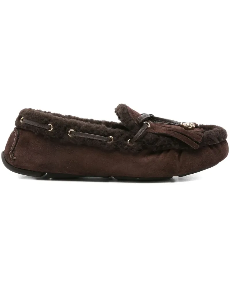 Jimmy Choo Manon Loafer aus Wildleder - Braun Braun